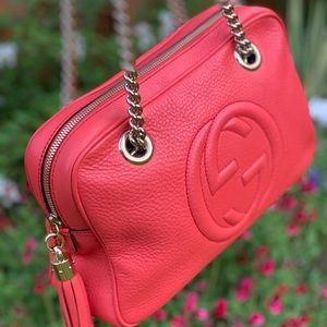 Authentic Gucci Soho Chain Shoulder Bag